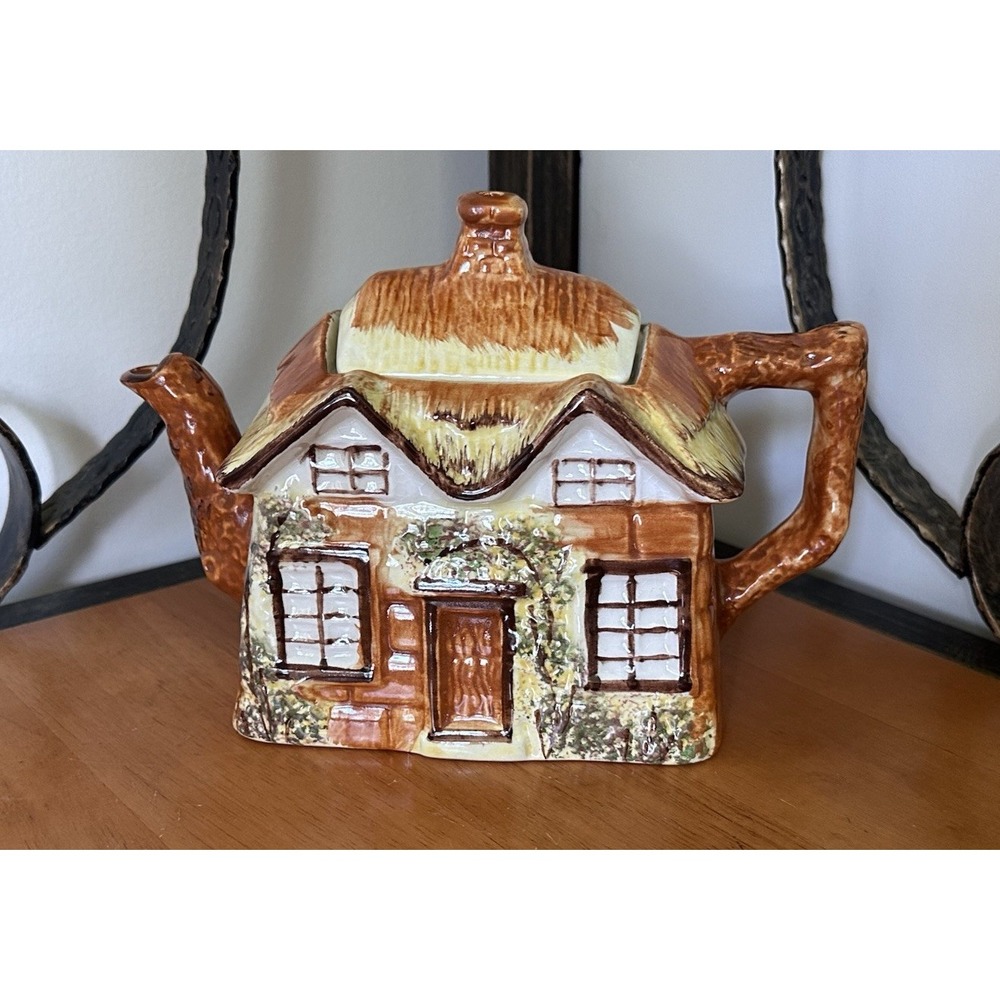 Vintage Price Kensington Teapot Country Cottage Lidded England Collectible